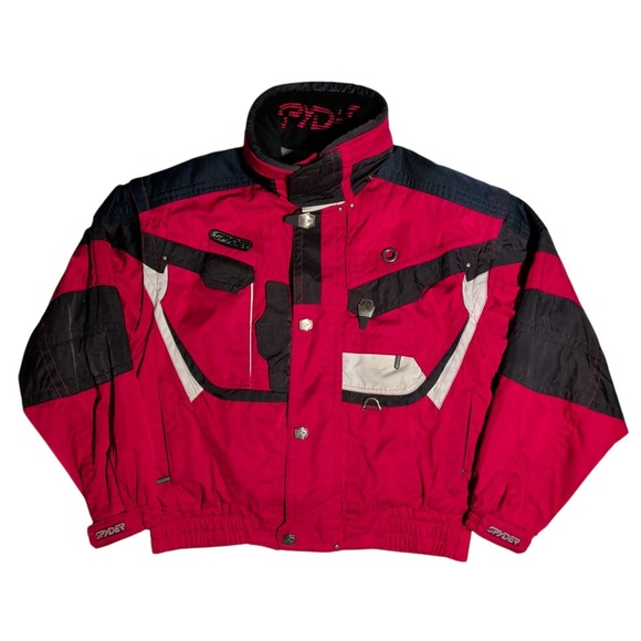 Spyder Other - Vintage Spyder Jacket Mens Size L Red Ski Winter Pockets Outdoor Pockets Winter
